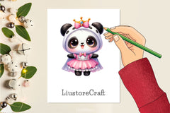 Animals Little Princess Clipart Bundle - CraftNest - Digital Crafting and Art