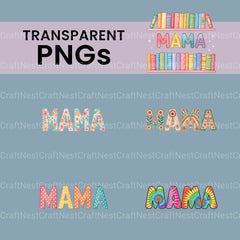 Mama Clipart Bundle - CraftNest - Digital Crafting and Art
