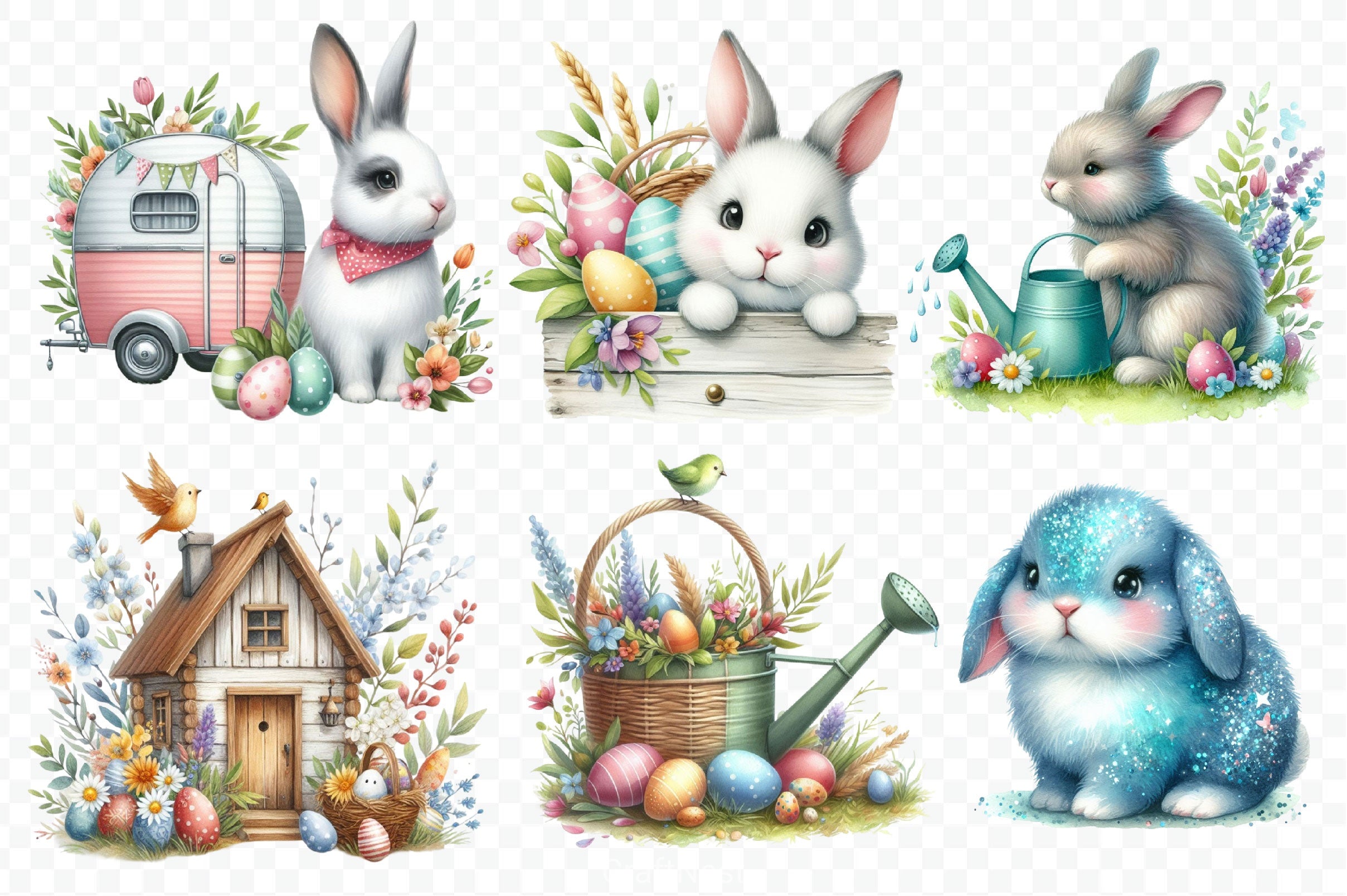 Easter Day Clipart Bundle 22 - CraftNest - Digital Crafting and Art