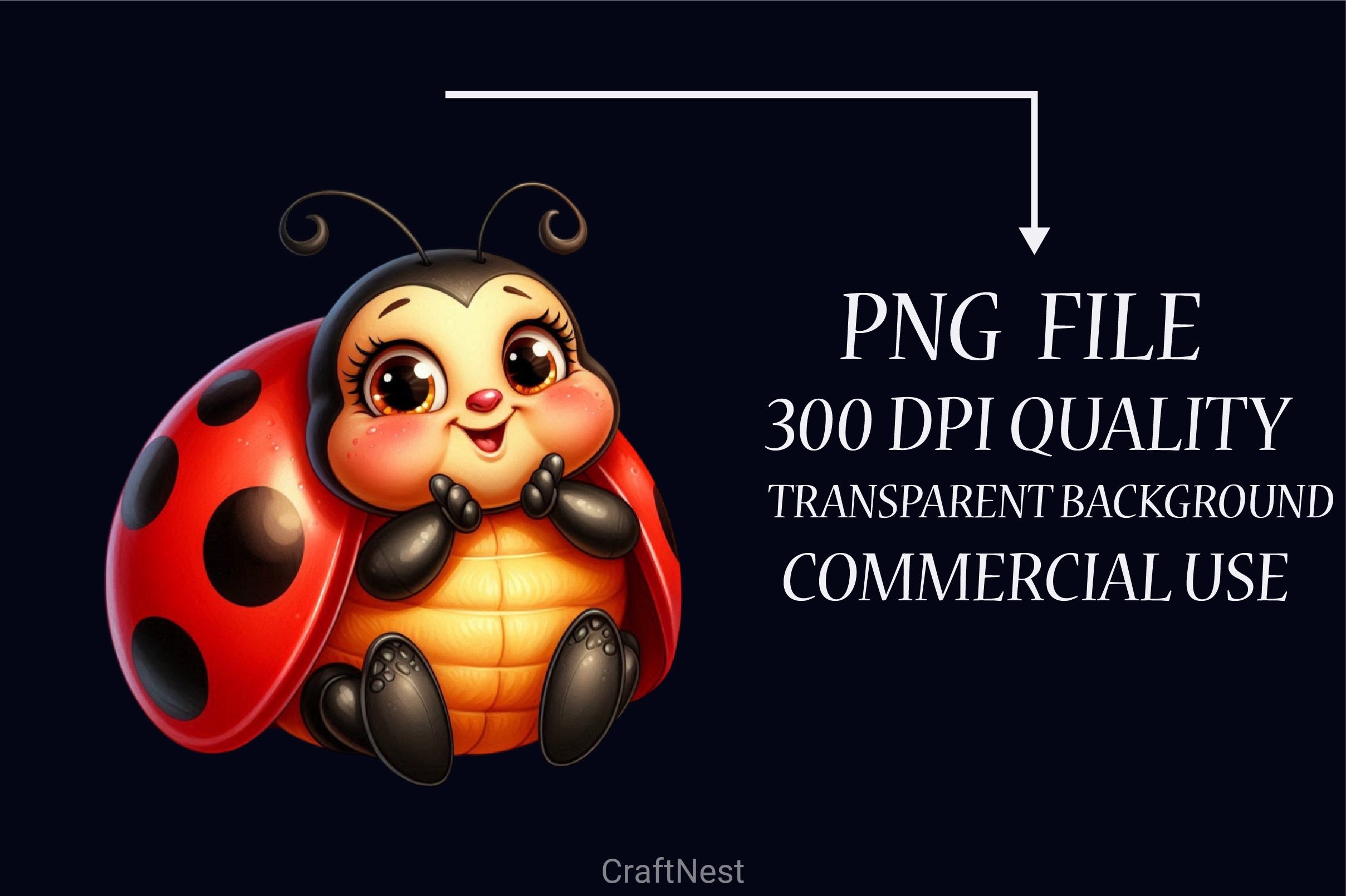 Funny Ladybug Clipart Bundle - CraftNest - Digital Crafting and Art