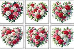 Valentine's Rose Clipart Bundle - CraftNest - Digital Crafting and Art