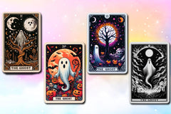 Halloween Ghost Tarot Card Clipart Bundle 2 - CraftNest - Digital Crafting and Art