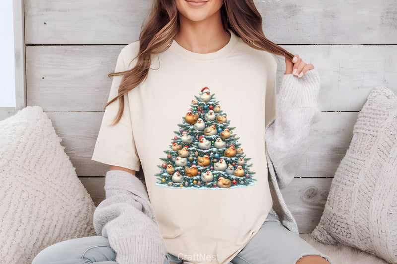 Animal Christmas Tree Clipart Bundle - CraftNest - Digital Crafting and Art