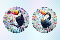 Toucan Bird Stained Glass Clipart Bundle - CraftNest - Digital Crafting and Art