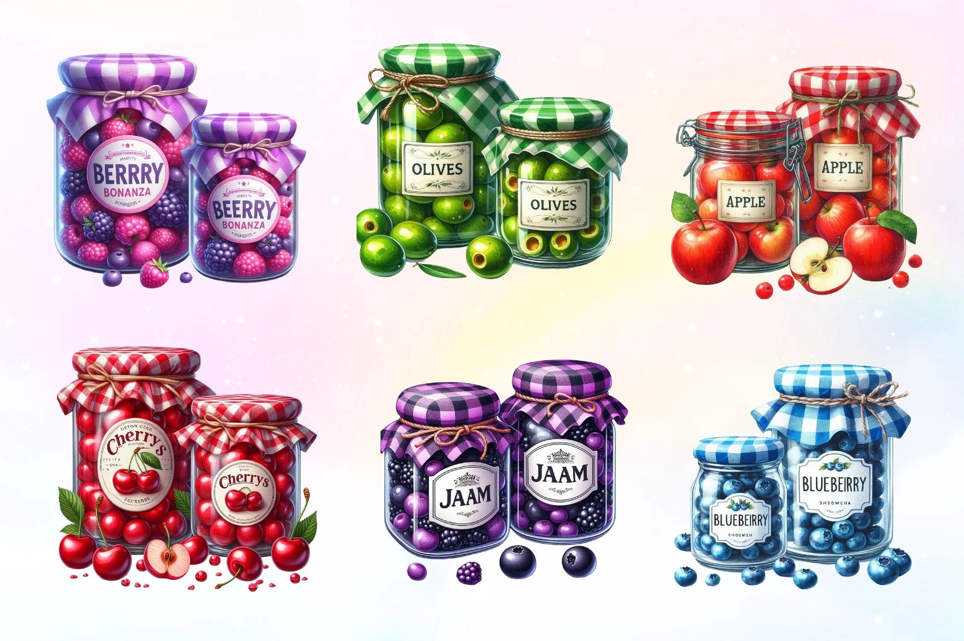 Jarful Joys Clipart Bundle - CraftNest - Digital Crafting and Art