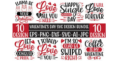 Valentine’s Day SVG Bundle 8 - CraftNest - Digital Crafting and Art