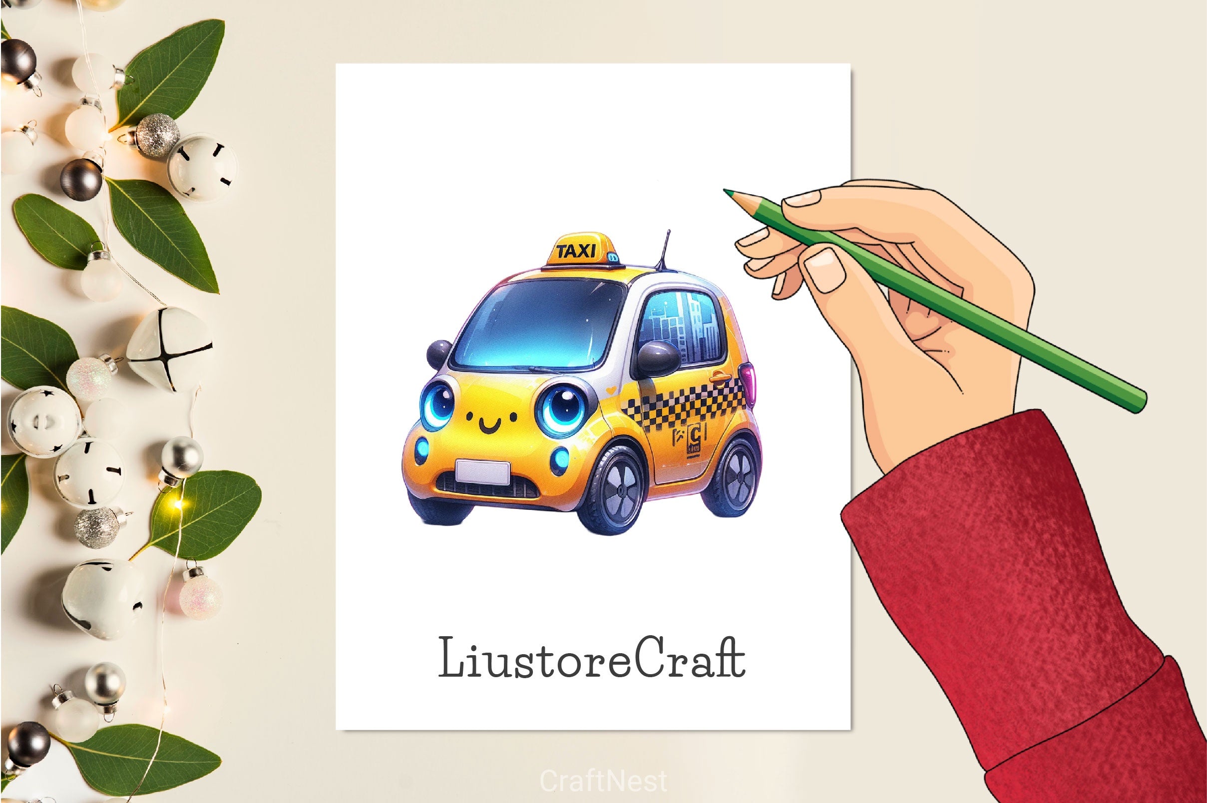 Cute Transport Clipart Bundle 2 - CraftNest - Digital Crafting and Art