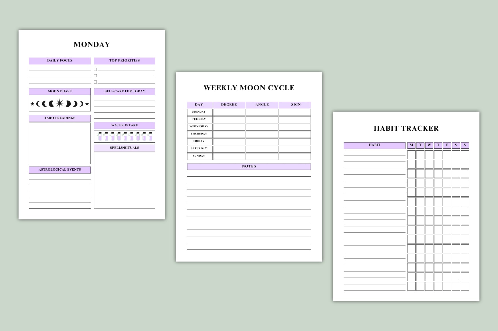Lunar Witch Spirit Journal
