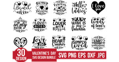 Valentine's Day SVG Bundle 19 - CraftNest - Digital Crafting and Art