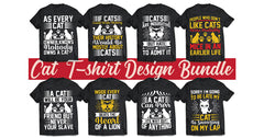 Cat T-Shirt Bundle 1 - CraftNest - Digital Crafting and Art