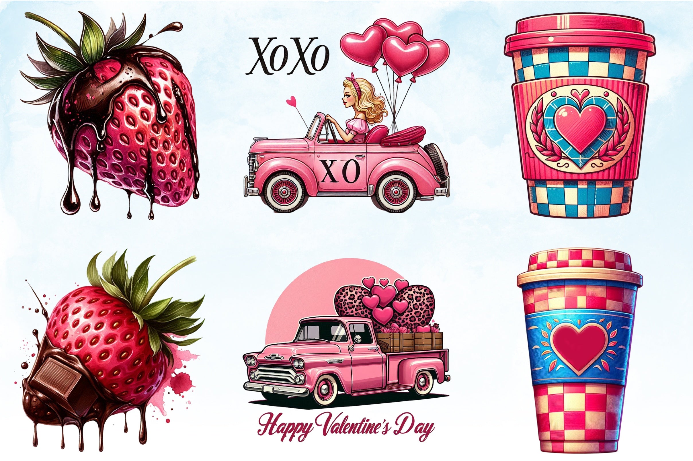 Valentine Clipart Bundle 3 - CraftNest - Digital Crafting and Art