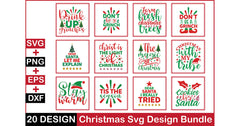 Christmas 20 SVG Bundle - CraftNest - Digital Crafting and Art