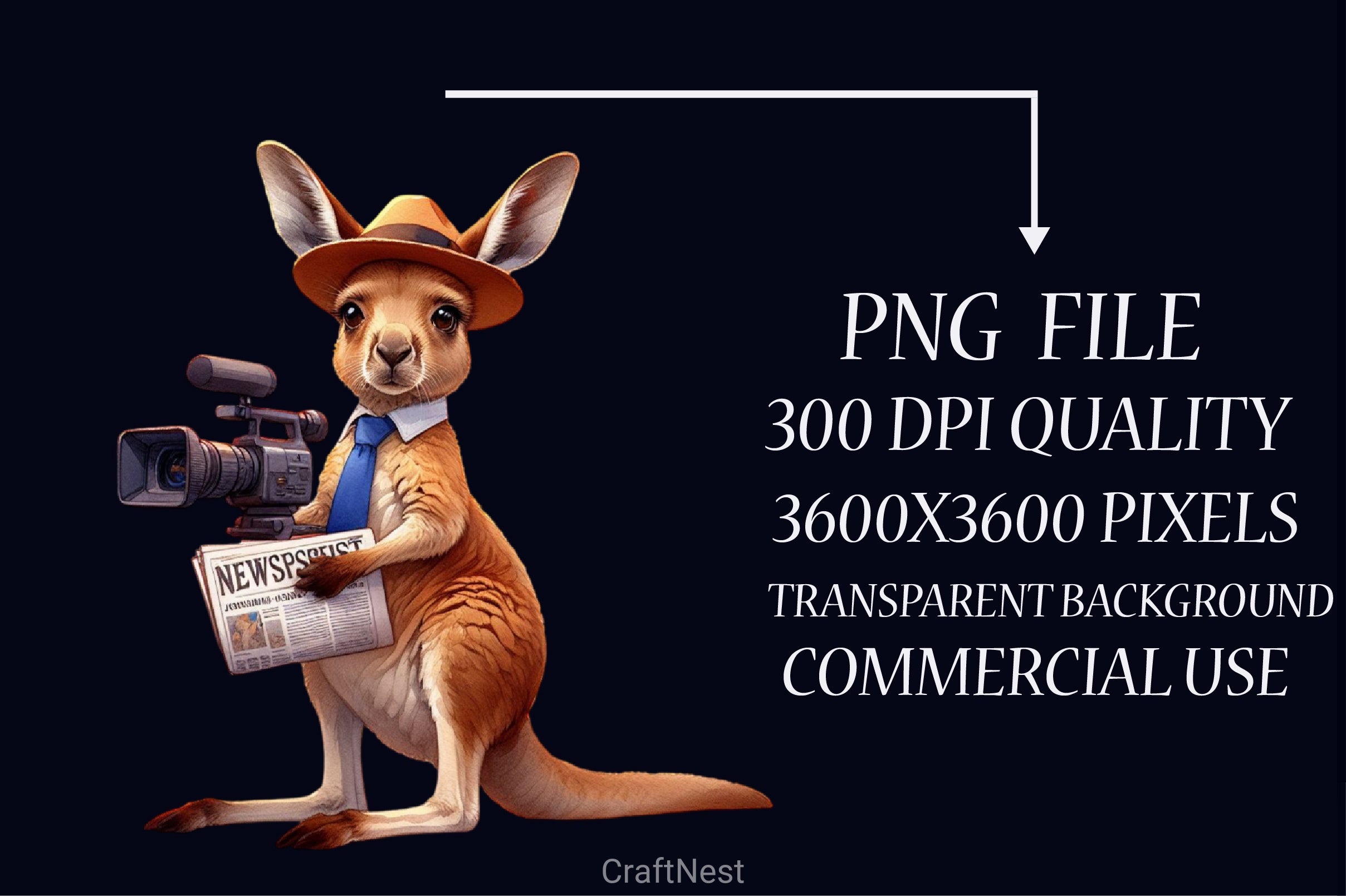 Reporter Animals Clipart Bundle - CraftNest - Digital Crafting and Art