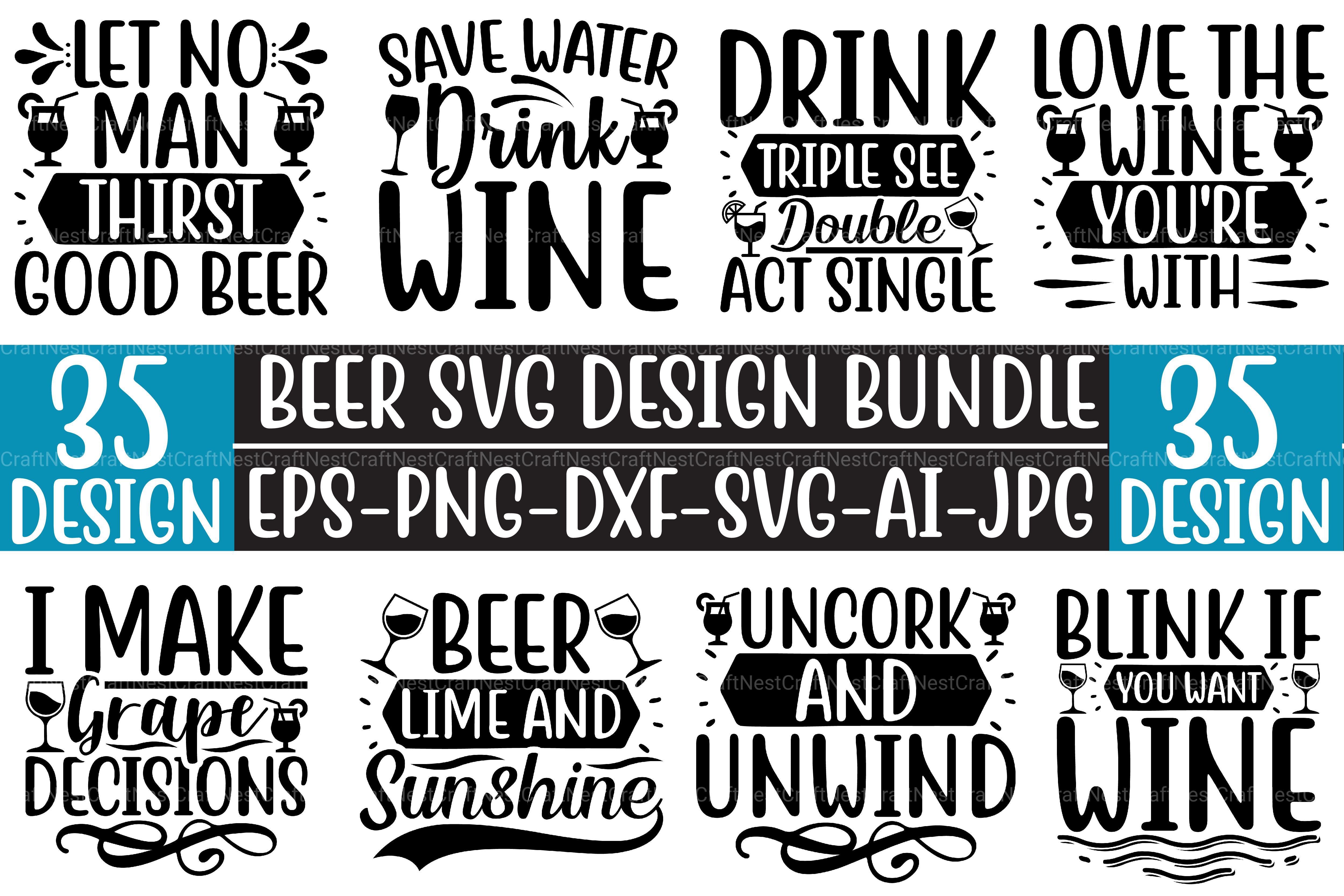 Beer SVG Bundle - CraftNest - Digital Crafting and Art