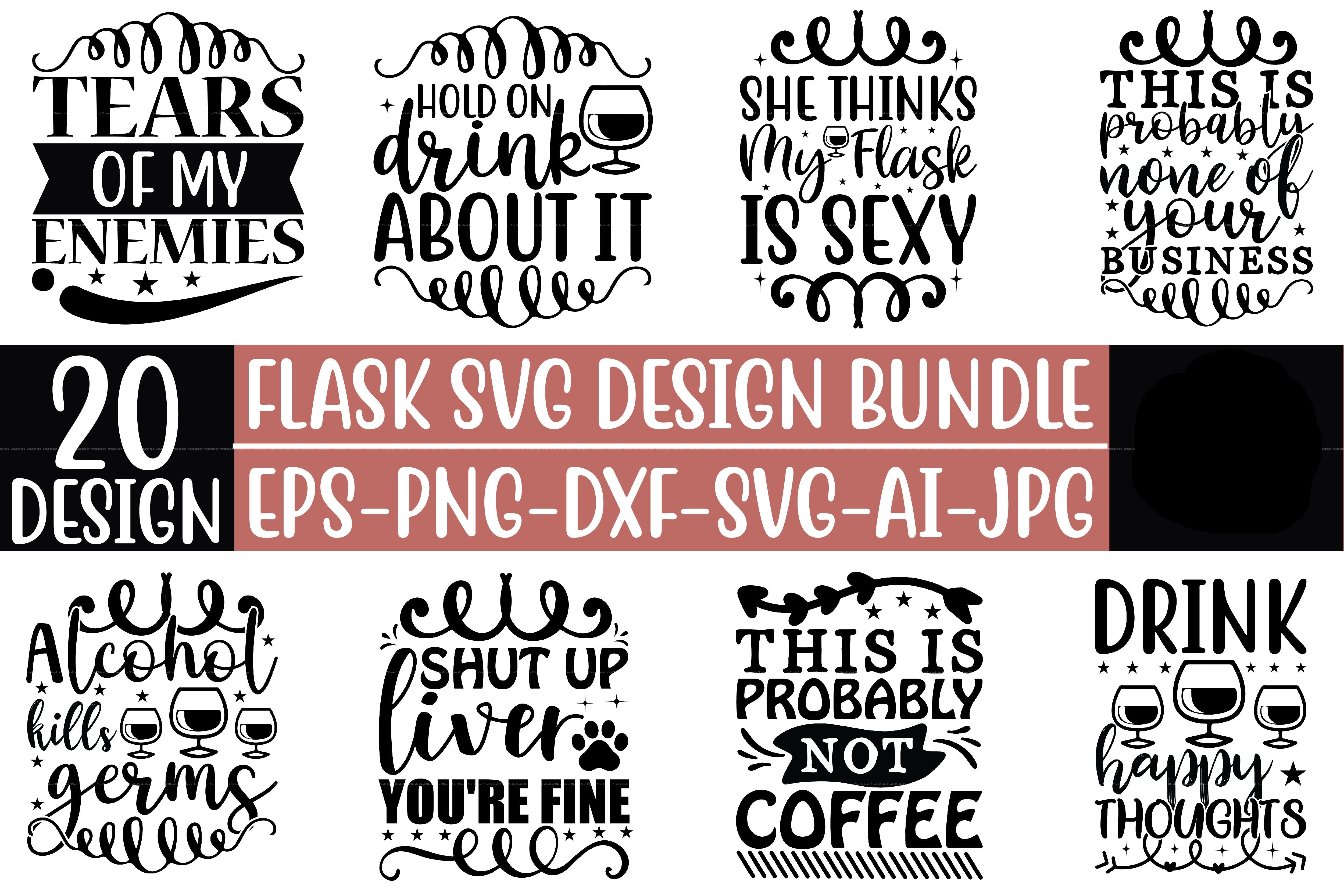 Flask Design SVG Bundle