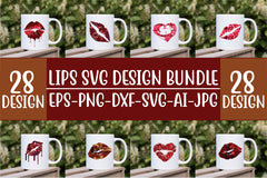 Lips SVG Bundle - CraftNest - Digital Crafting and Art