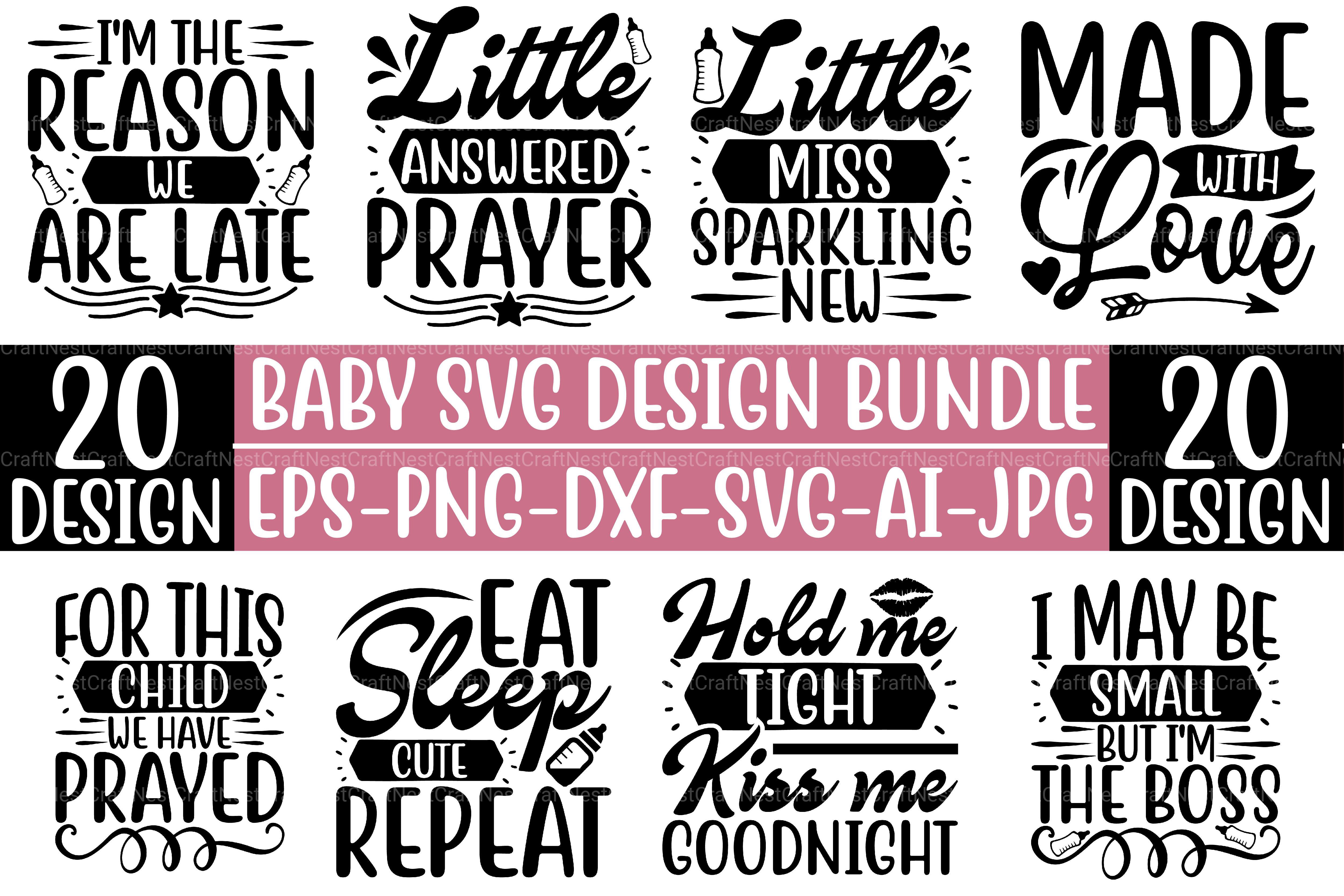 Baby SVG Bundle 5 - CraftNest - Digital Crafting and Art