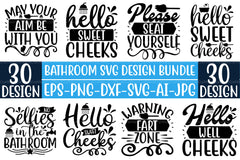 Bathroom SVG Bundle 2 - CraftNest - Digital Crafting and Art