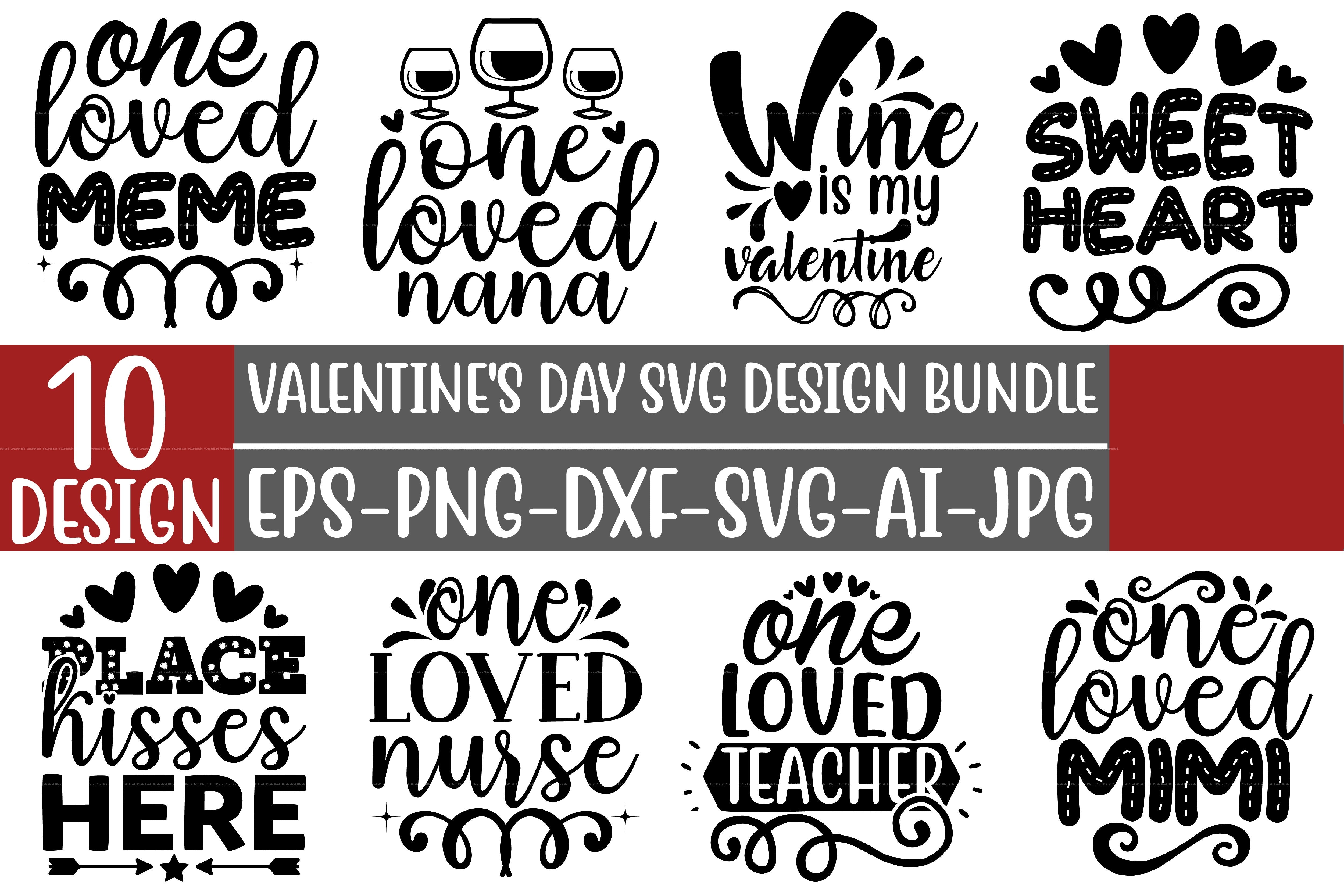 Valentine SVG Bundle for Crafting 2