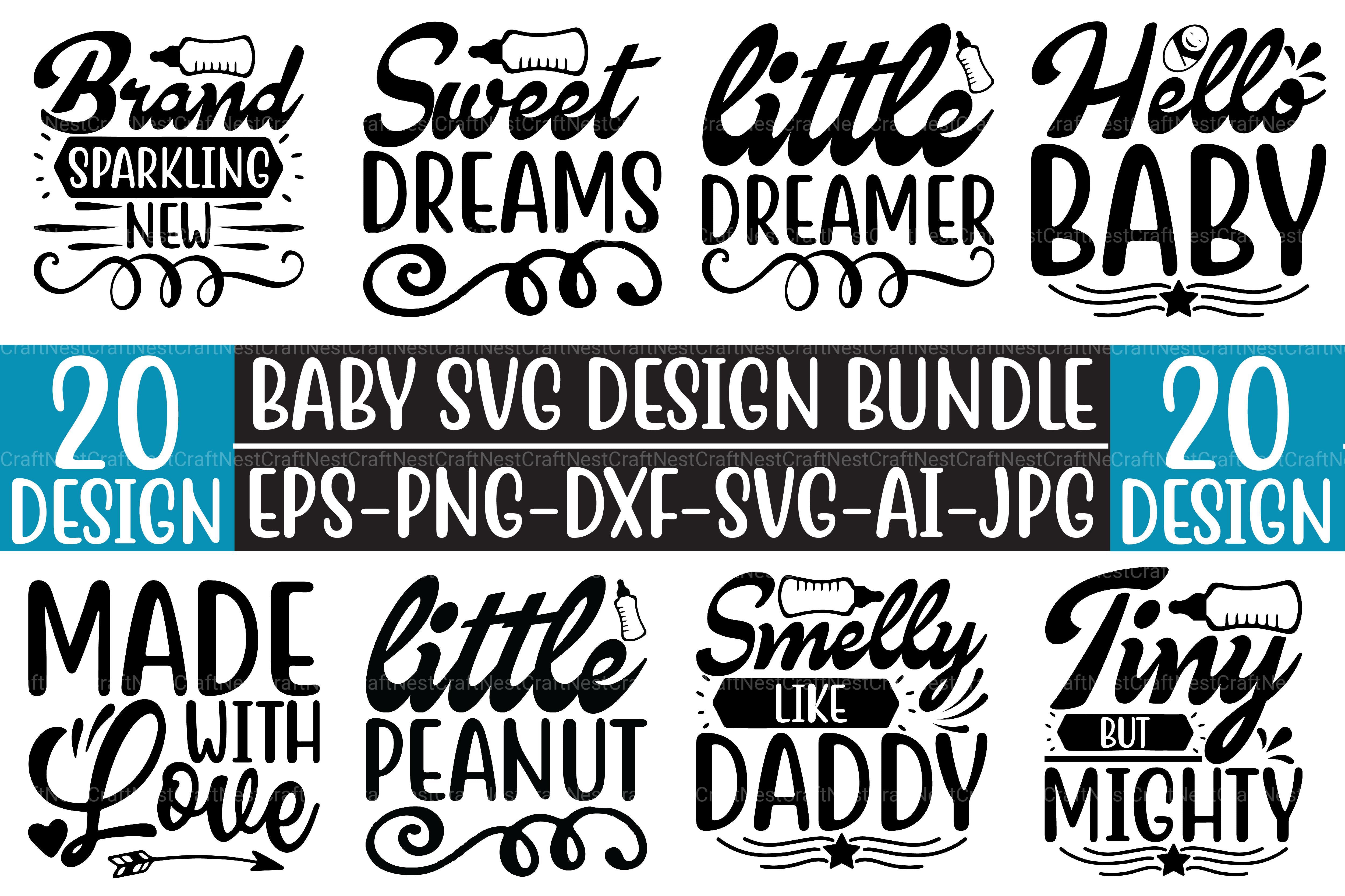 Baby SVG Bundle 2 - CraftNest - Digital Crafting and Art
