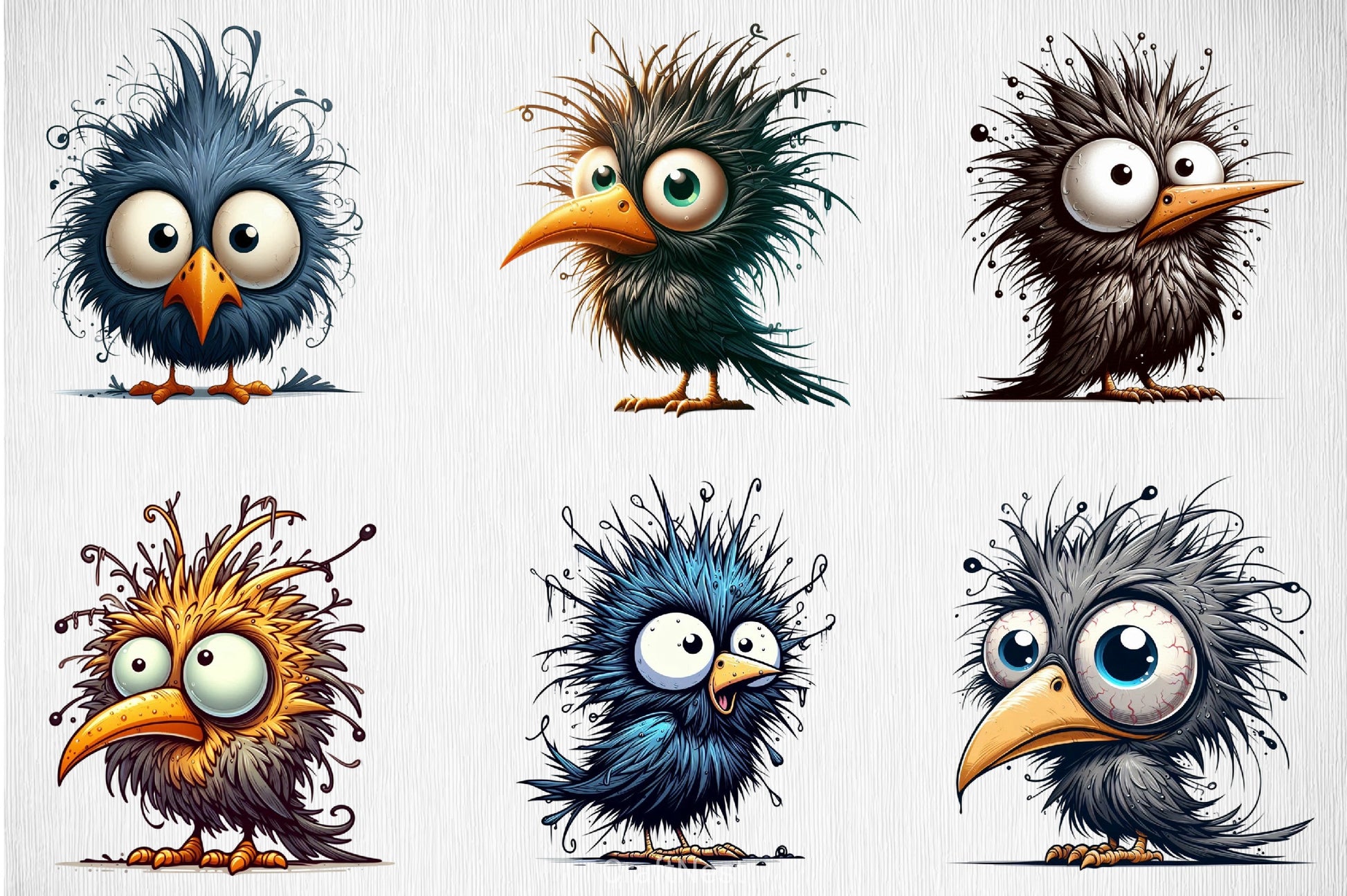 Funny Bird Clipart Bundle - CraftNest - Digital Crafting and Art