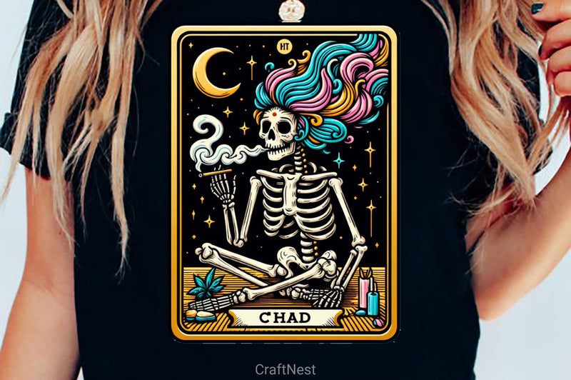 Cannabitch Funny Tarot Card Clipart Bundle - CraftNest - Digital Crafting and Art