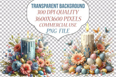 Easter Candle Clipart Bundle 45 - CraftNest - Digital Crafting and Art