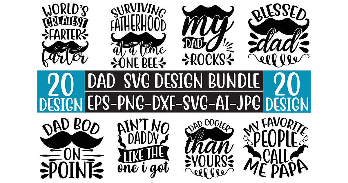 Dad SVG Bundle - CraftNest - Digital Crafting and Art