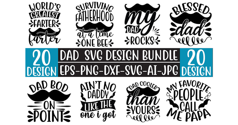Dad SVG Bundle - CraftNest - Digital Crafting and Art
