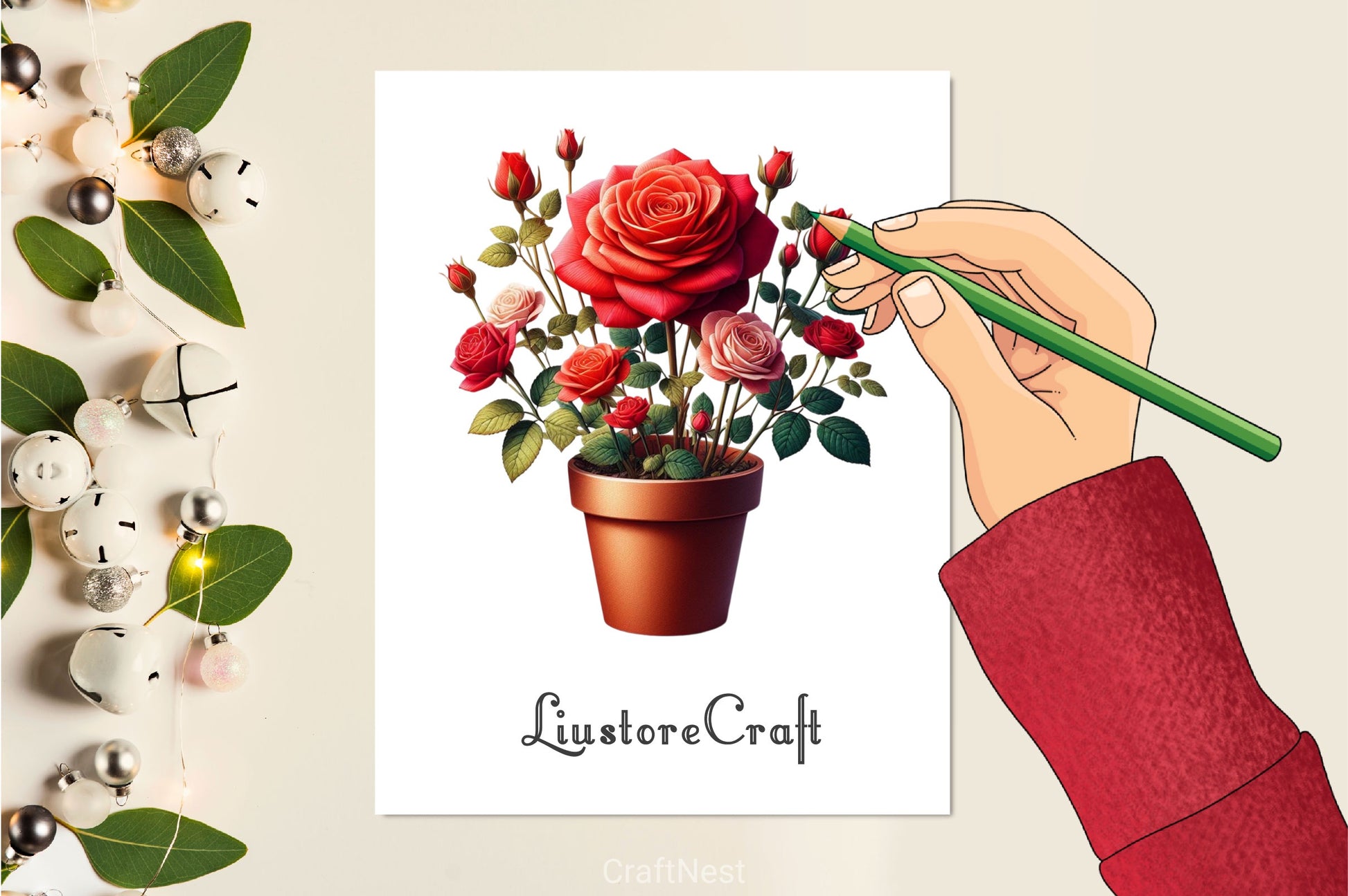 Vase Of Flowers Clipart Bundle 2 - CraftNest - Digital Crafting and Art