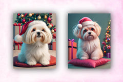 Christmas Cute Dog Background Clipart Bundle - CraftNest - Digital Crafting and Art