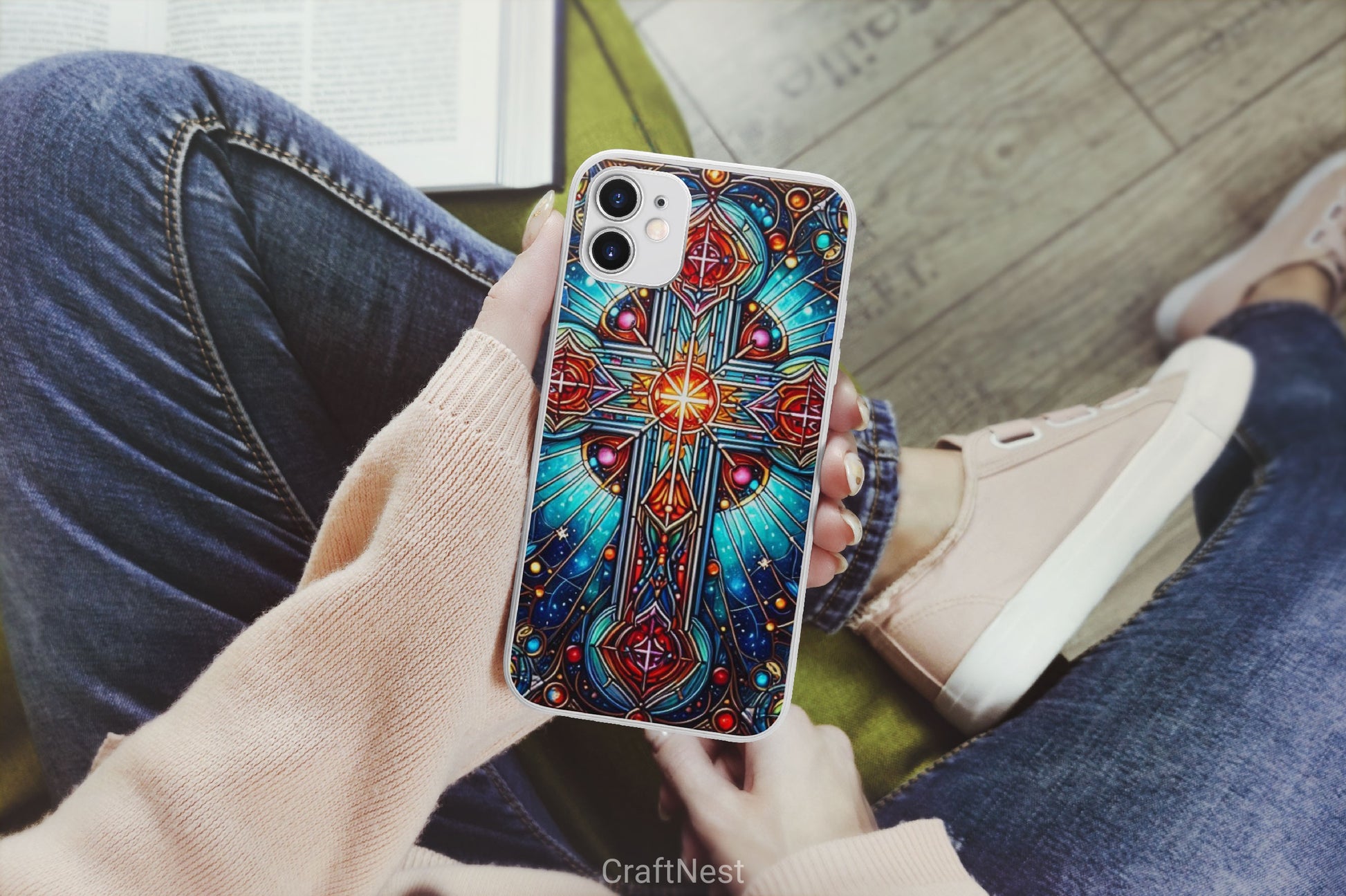 Stained Glass Cross Tarot Card Clipart Bundle 12 - CraftNest - Digital Crafting and Art