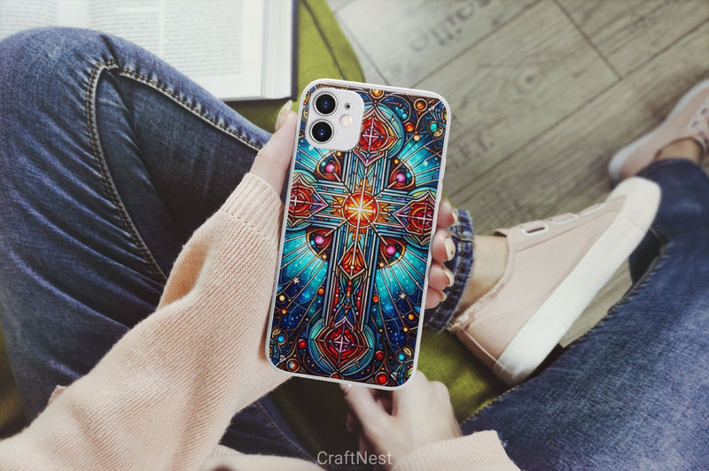 Stained Glass Cross Tarot Card Clipart Bundle 12 - CraftNest - Digital Crafting and Art