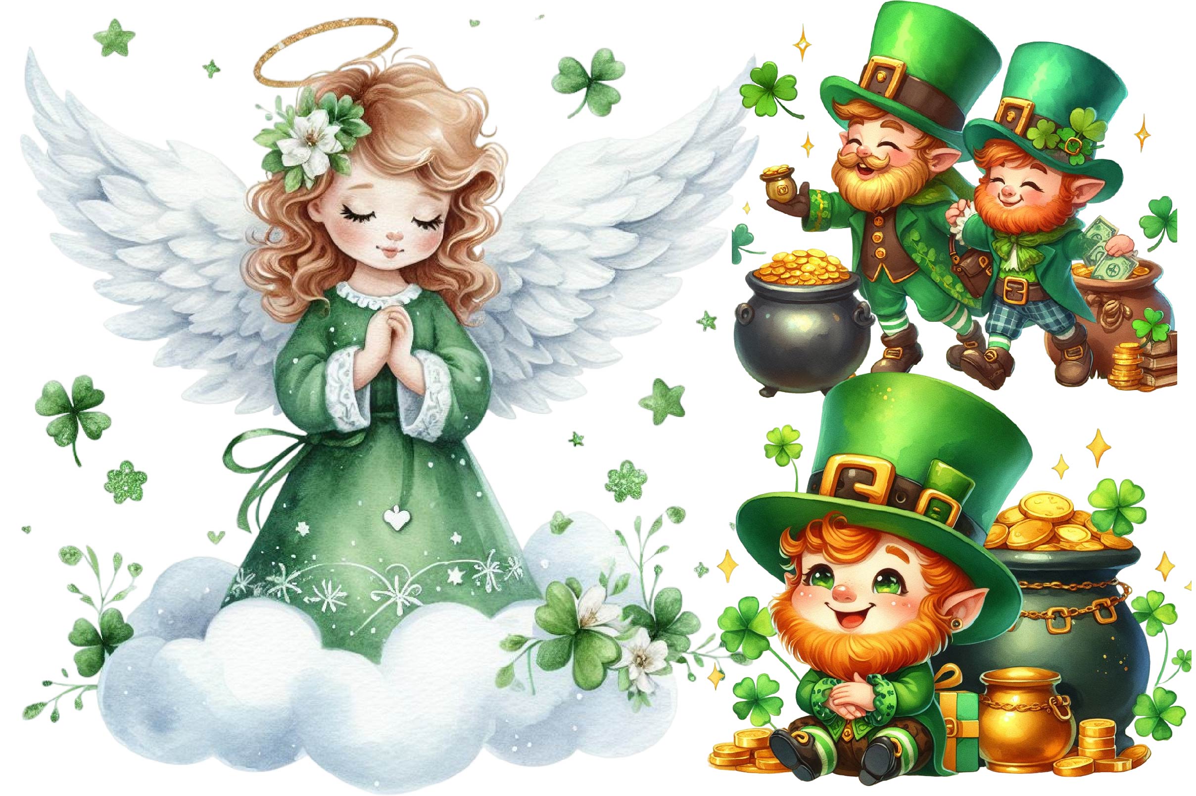 St Patrick S Day Clipart Bundle 1 - CraftNest - Digital Crafting and Art