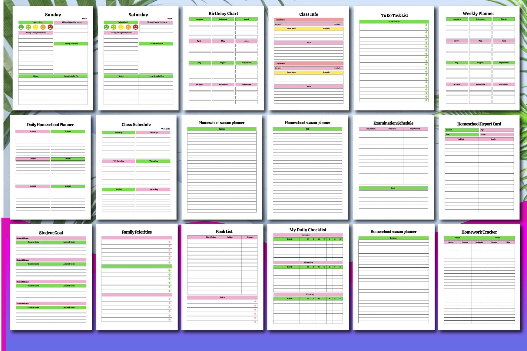 Home School Planner