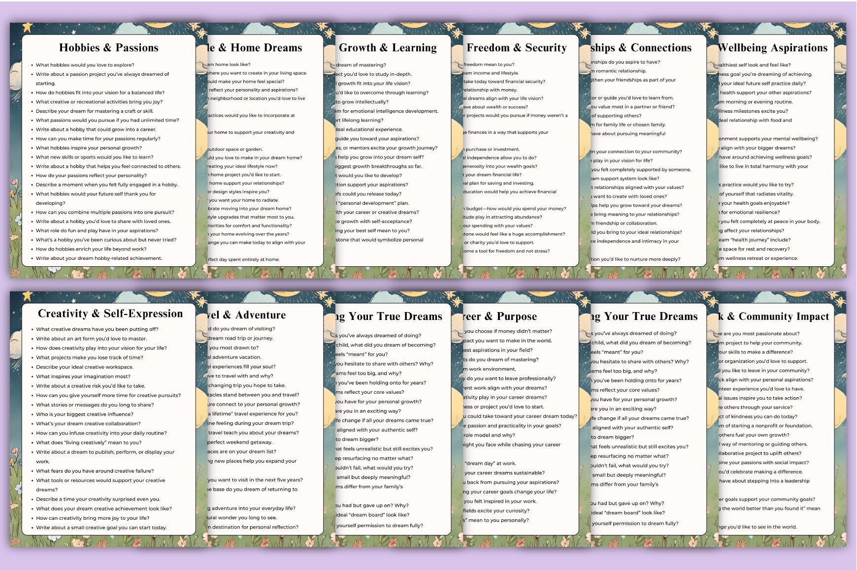 Dreams and Aspirations Planner