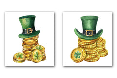 St Patricks Golden Coins Clipart Bundle - CraftNest - Digital Crafting and Art