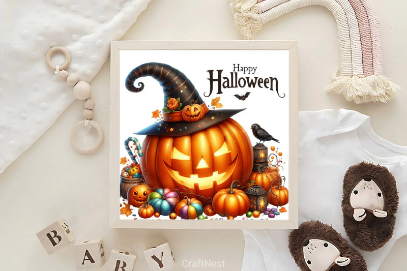 Cute Halloween Clipart Bundle 26 - CraftNest - Digital Crafting and Art