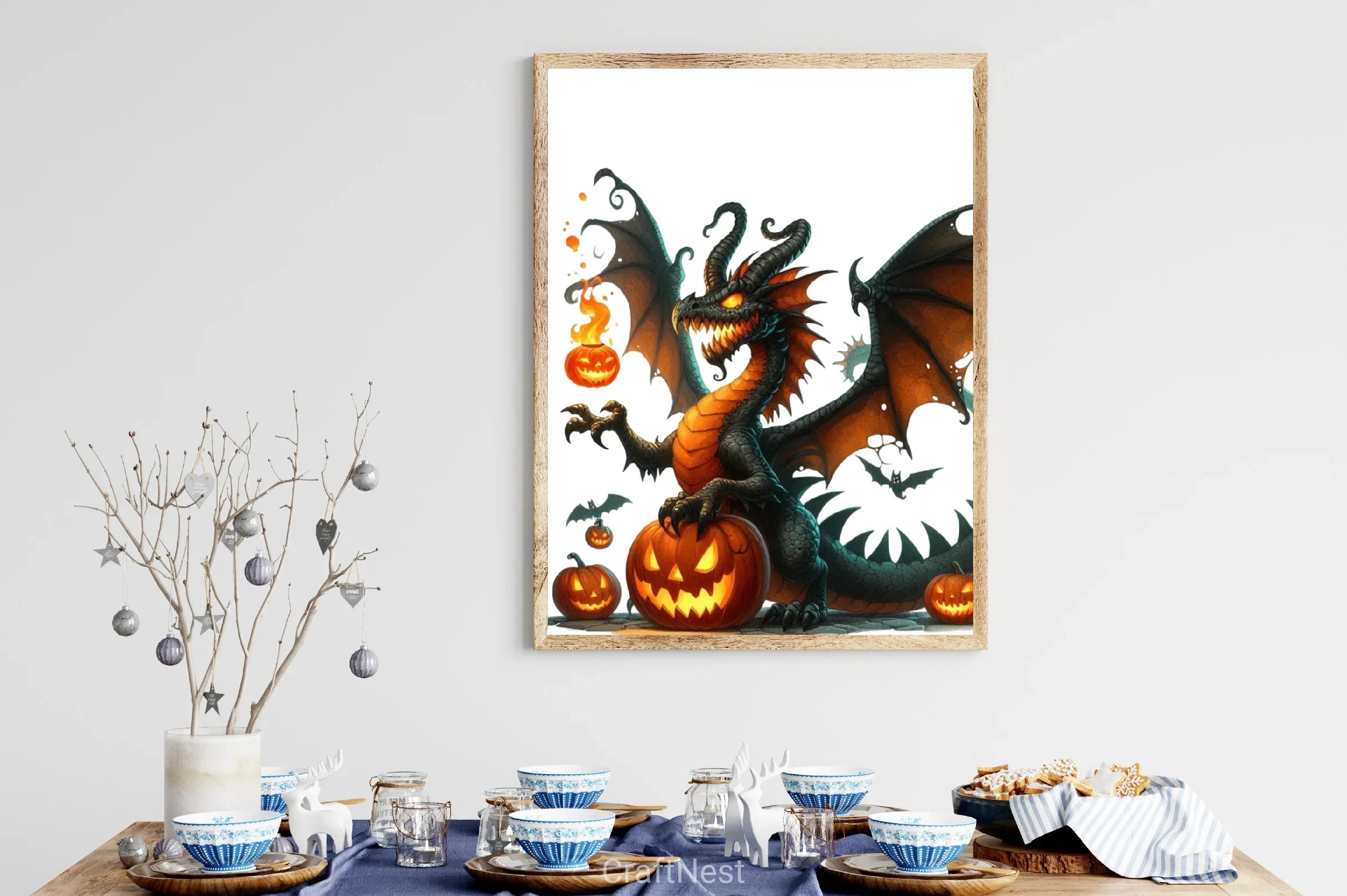 Halloween Dinosaur Clipart Bundle - CraftNest - Digital Crafting and Art