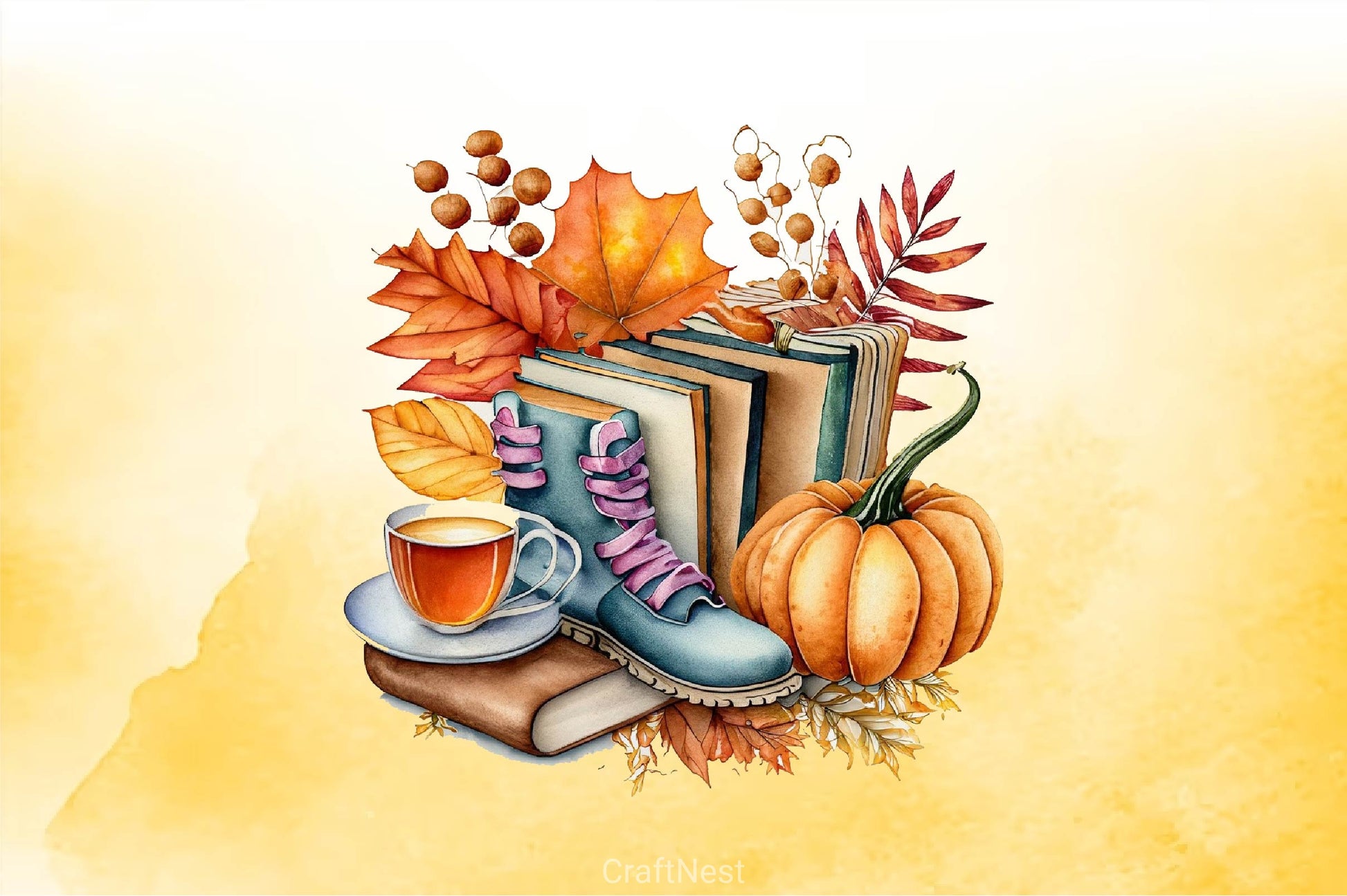 Autumn Pumpkins Clipart Bundle - CraftNest - Digital Crafting and Art