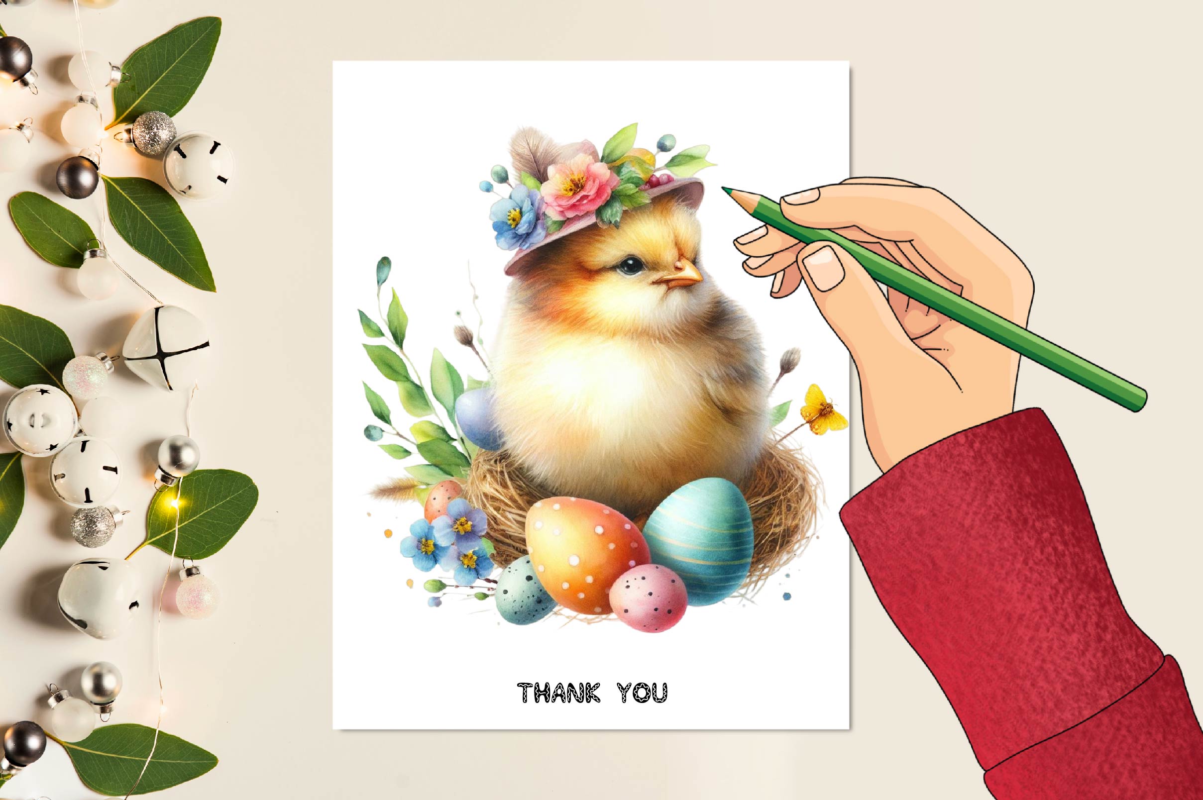 Easter Chicken Clipart Bundle - CraftNest - Digital Crafting and Art