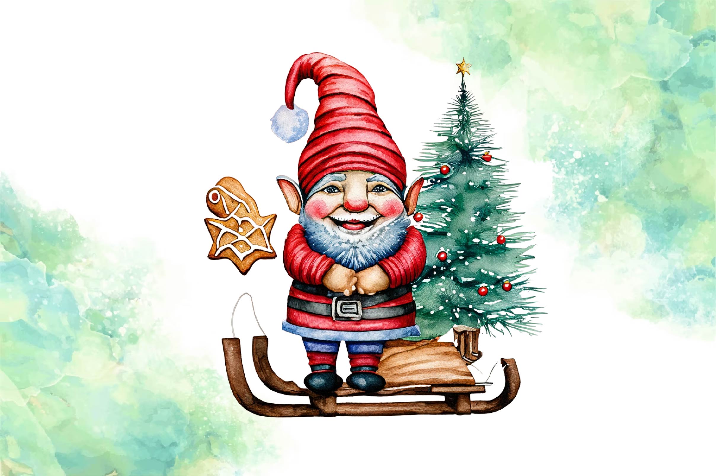 Gnome With Cookies Clipart Bundle - CraftNest - Digital Crafting and Art