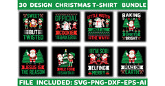 Christmas T-Shirt Bundle 1 - CraftNest - Digital Crafting and Art
