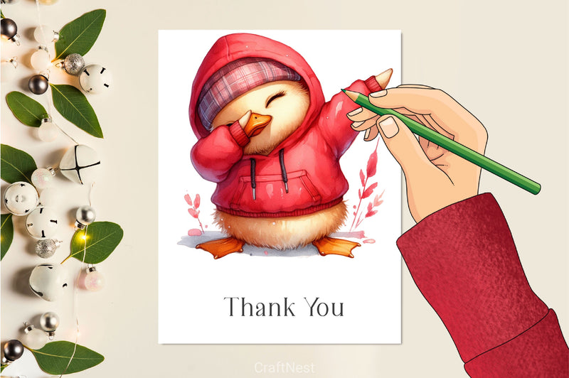 Funny Duck Clipart Bundle 2 - CraftNest - Digital Crafting and Art