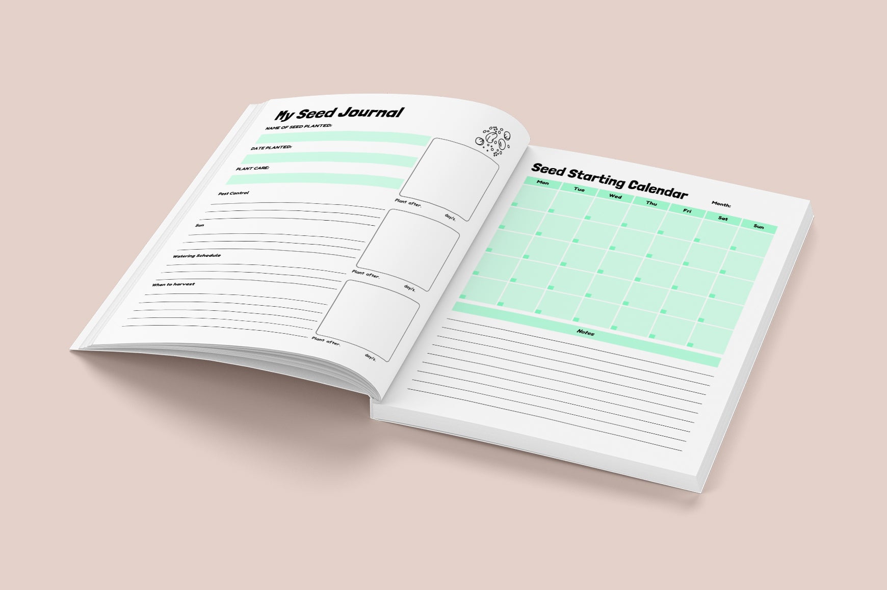 Seed Starting Garden Planner