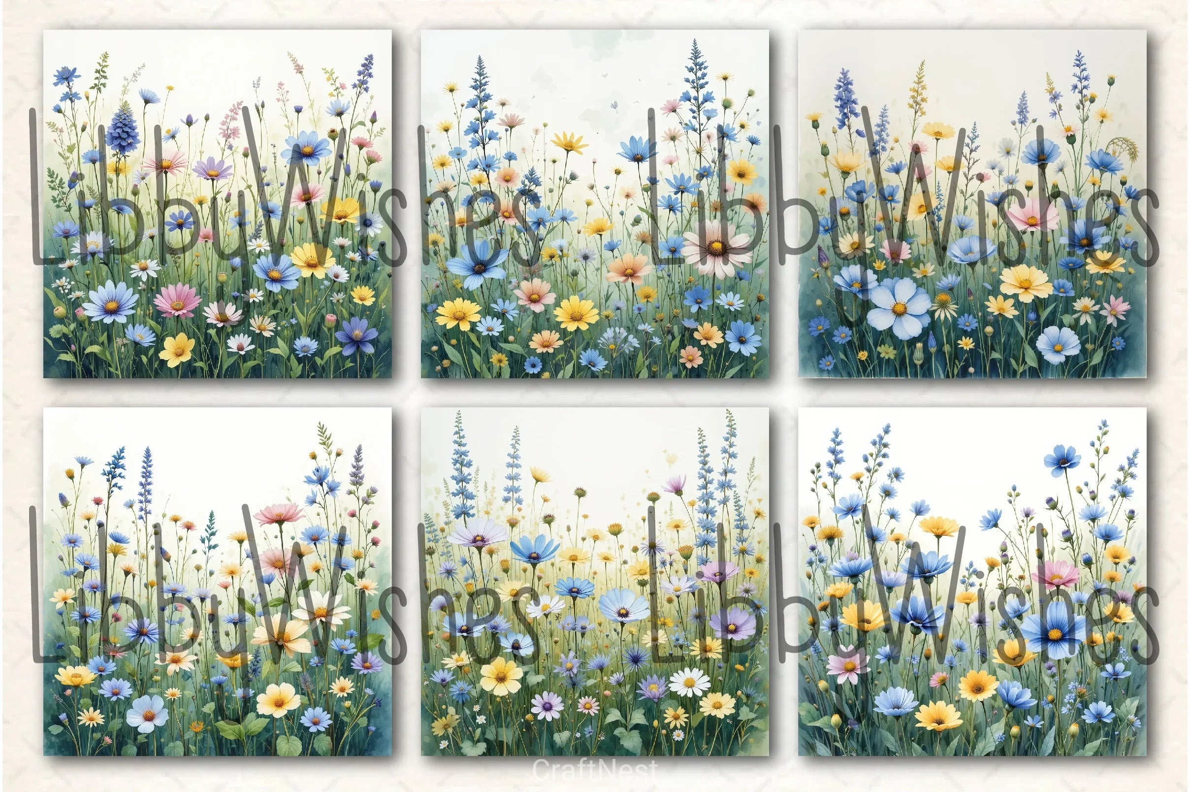 Spring Flower Clipart Bundle 3 - CraftNest - Digital Crafting and Art