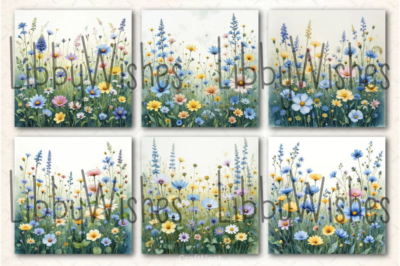 Spring Flower Clipart Bundle 3 - CraftNest - Digital Crafting and Art