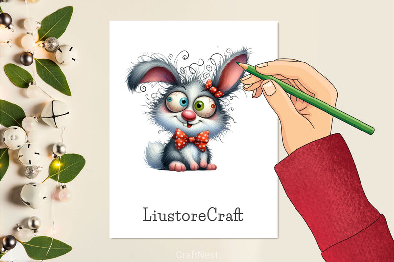Funny Animals Clipart Bundle 6 - CraftNest - Digital Crafting and Art