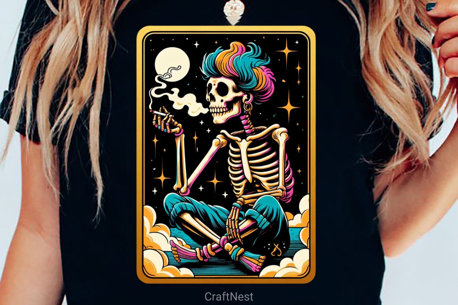 The Cannabitch Tarot Card Clipart Bundle - CraftNest - Digital Crafting and Art