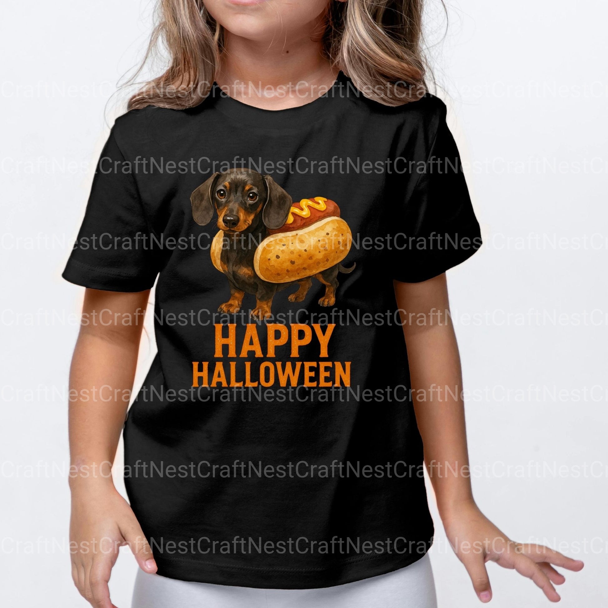 Dachshund Hotdog Mustard Halloween Clipart Bundle - CraftNest - Digital Crafting and Art